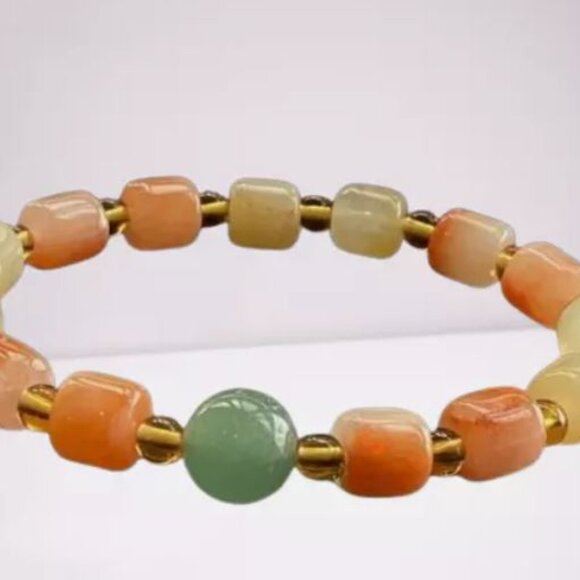 NWT 8mm Certified Natural Jade Round Beads Bracelet. Fashion Charm‎ Bracelet. - Picture 5 of 16